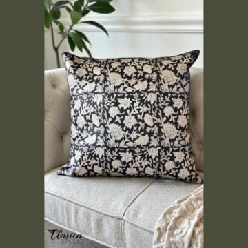 Vintage Floral Throw Pillow Cover - Modern Aesthetic & Durable