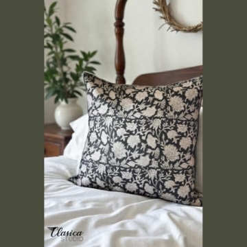 Vintage Floral Throw Pillow Cover - Modern Aesthetic & Durable