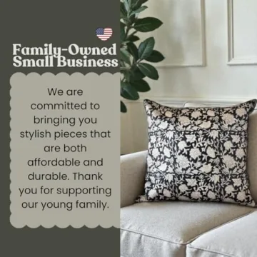 Vintage Floral Throw Pillow Cover - Modern Aesthetic & Durable