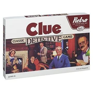 Retro Clue 1986 Edition - Classic Family Mystery Board Game
