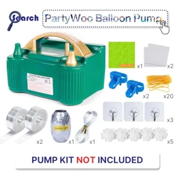 PartyWoo Metallic Silver Balloons - 155 pcs for Any Event