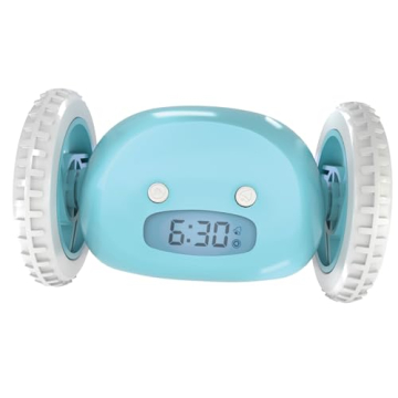 Clocky Extra Super Loud Alarm Clock - Runaway & Fun Wake-Up