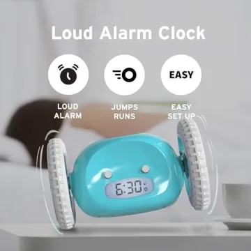 Clocky Loud Alarm Clock for Heavy Sleepers - Chase It!
