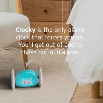Clocky Loud Alarm Clock for Heavy Sleepers - Chase It!