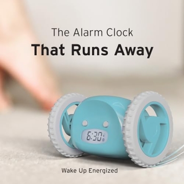 Clocky Loud Alarm Clock for Heavy Sleepers - Chase It!