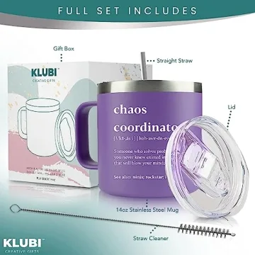 KLUBI Chaos Coordinator 14oz Tumbler Mug for Women