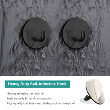 BARONAGE Heavy-Duty Waterproof Adhesive Hooks for Home