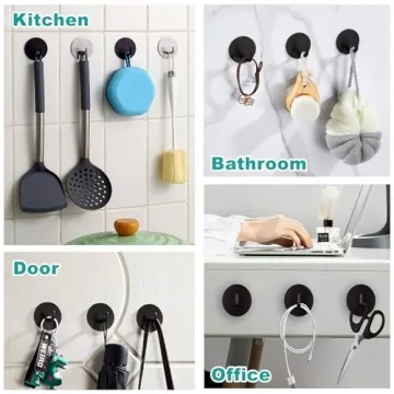 BARONAGE Heavy-Duty Waterproof Adhesive Hooks for Home
