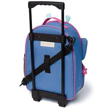 Skip Hop Kids Luggage with Wheels, Zoo, Butterfly