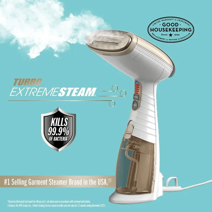 Conair Handheld Garment Steamer Turbo ExtremeSteam 1875W