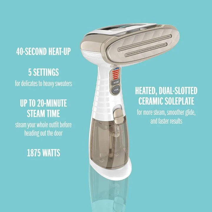 Conair Handheld Garment Steamer Turbo ExtremeSteam 1875W