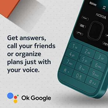 Nokia 6300 4G | Unlocked | Dual SIM | WiFi Hotspot | Social Apps | Google Maps and Assistant | Cyan Green