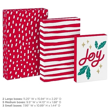 Hallmark Christmas Shirt Boxes - 10 Festive Gift Boxes