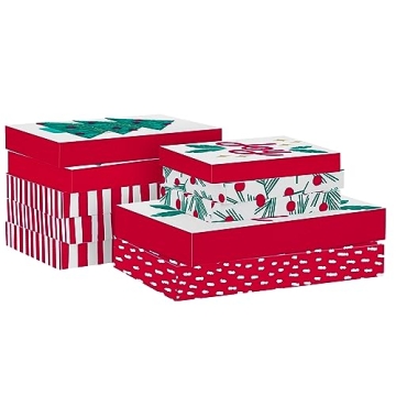 Hallmark Christmas Shirt Boxes - 10 Festive Gift Boxes