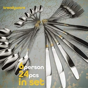 Elegant Silverware Set for 6 - Limited Edition - Dishwasher Safe