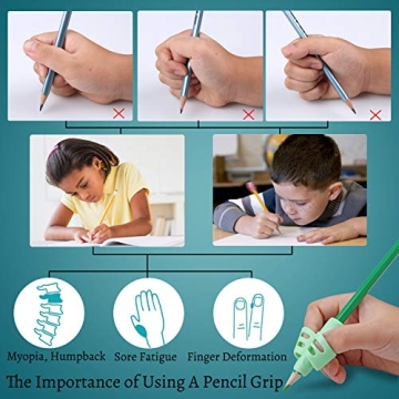 DMFLY Pencil Grips Enhance Kids Writing Skills