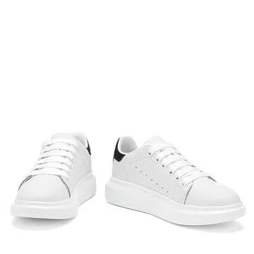 NewEndostar Women's Fashion Sneakers,Vibration Height Increase Shoes Lightweight Comfortable Casual Skateboarding Walking Shoes Black 10