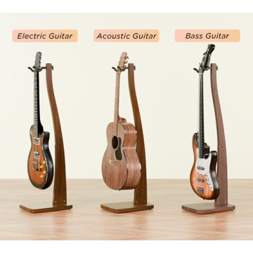 Premium Solid Wood Guitar Stand for All Guitar Types