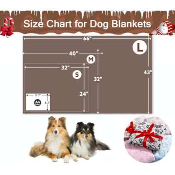 Stuffed Premium Soft Dog Blanket, Brown Flannel Fleece Blanket for Small Medium Dogs, Pet Puppy Blankets Gift for Kitten Cat, Cute Paw Print Blanket for Bed Cover, Couch, Crate
