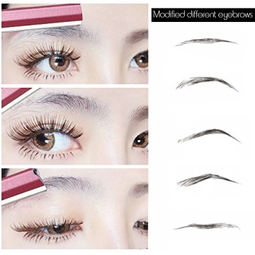 Miss Gorgeous London Eyebrow Razor, Eyebrow Razor Shaper for Men and Women, Grooming Shavers (red-10pcs)