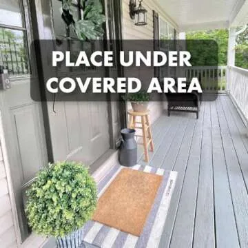 Halloween Ghost Doormat - Cute Decor for Clean Floors