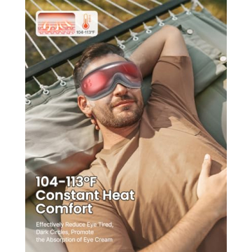 RENPHO Eye Massager Heat Bluetooth Music Relaxation Gift