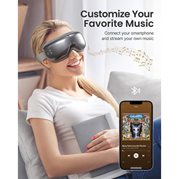 RENPHO Eye Massager Heat Bluetooth Music Relaxation Gift