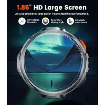 LIGE Smart Watches for Men with 1.85" Screen, 730mAh Battery Fitness Tracker