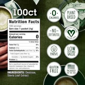 Stevia In The Raw 100 Count