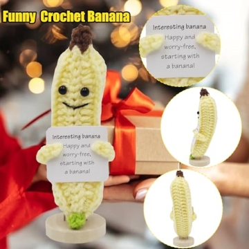 Mini Emotional Support Pickle - Cute Crochet Gift