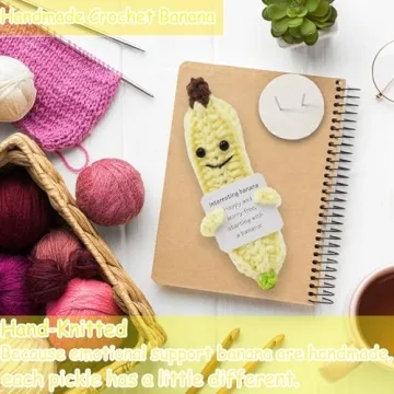 Mini Emotional Support Pickle - Cute Crochet Gift