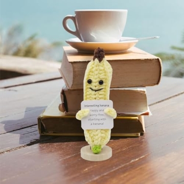 Mini Emotional Support Pickle - Cute Crochet Gift