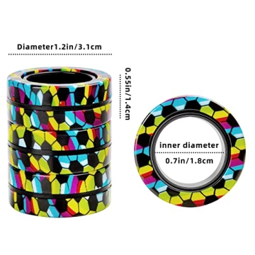 Magnetic Fidget Spinner Rings for Anxiety Relief