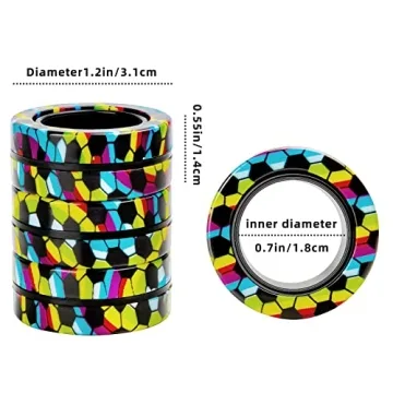 Magnetic Fidget Spinner Rings for Anxiety Relief