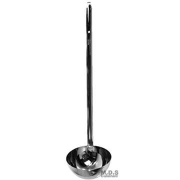 Ladle Stainless Steel Long Handle 10oz Cucharon de Acero Inoxidable Comercial (1unit)