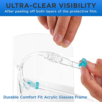 Salon Safety Face Shields with Glasses – TCP Global