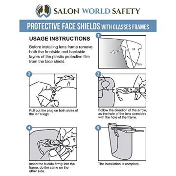 Salon Safety Face Shields with Glasses – TCP Global