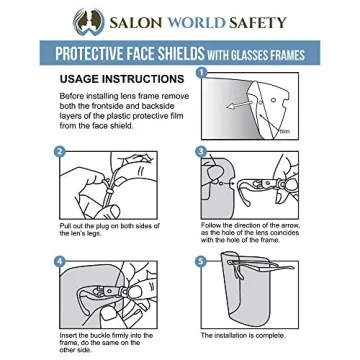 Salon Safety Face Shields with Glasses – TCP Global