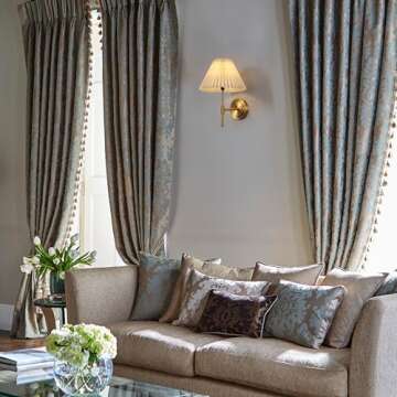 Globe Electric 1-Light Wall Sconce, Matte Brass, White Pleated Fabric Shade, E12 Base Socket, Candel...