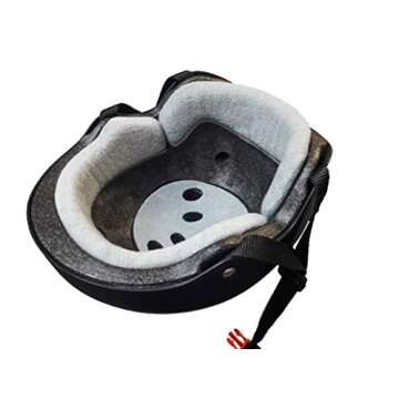 Triple Eight THE Certified Sweatsaver Helmet for Skateboarding, BMX, and Roller Skating, Black Rubber, Large / X-Large