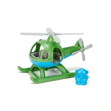 Green Toys Helicopter, Green/Blue