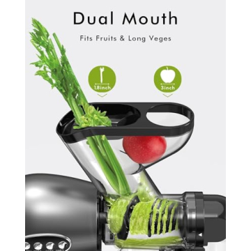 SiFENE Cold Press Juicer - Easy, Efficient, Healthy Juice