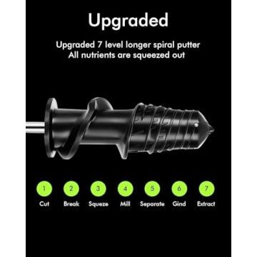 SiFENE Cold Press Juicer - Easy, Efficient, Healthy Juice