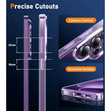 YEQIACAO Galaxy S26 Ultra Case with Screen Protector - Clear, Magnetic