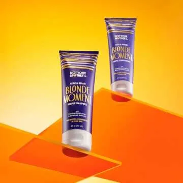 Not Your Mother's Blonde Moment Purple Shampoo and Conditioner (2-Pack) - 8 fl oz - Ideal for Blonde, Highlighted Brunette, Silver Hair - Helps with Bonding, Anti-Brass Toning, Repair, and Hydration