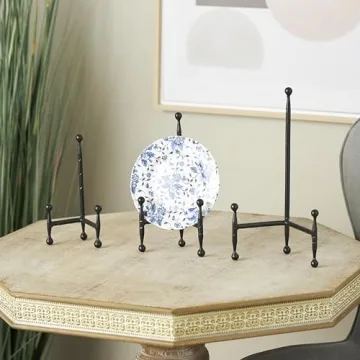 Deco 79 Metal Display Easel Set for Stylish Home Decor