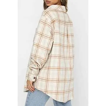 Stylish CHYRII Women's Flannel Shacket for Fall Fashion