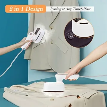 Compact Biupky Mini Steam Iron for Effortless Travel Use