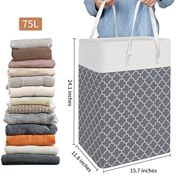 HomeHacks Collapsible Waterproof Laundry Baskets 2-Pack