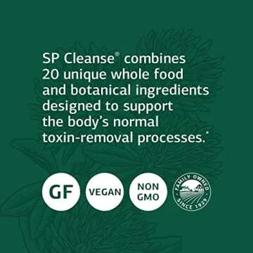 Standard Process SP Cleanse - Whole-Food Based Gallbladder, Kidney & Liver Support - Digestion & Toxin Cleanse with Collinsonia Root, Juniper Berry, Cordyceps Mushroom & More - 150 Caps